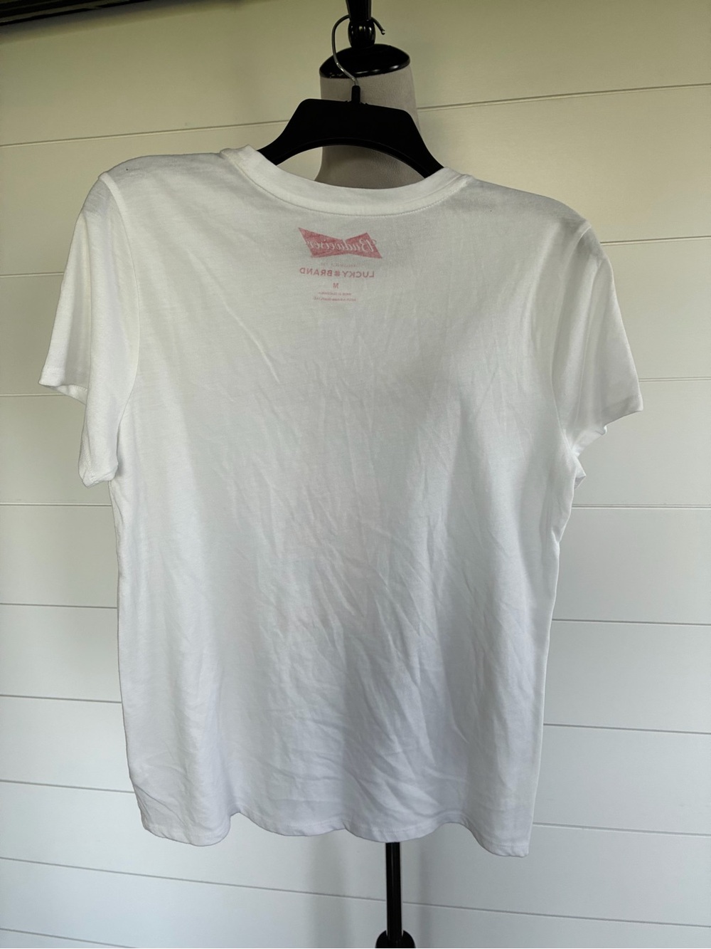 LUCKY BRAND |
BUDWEISER BEER LOGO
Graphic T Shirt | Women's Tee | MED
NWOT/0222 - Picture 5 of 6